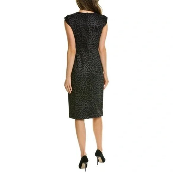 Brooks Brothers Animal Print Sheath Dress - Picture 2 of 9